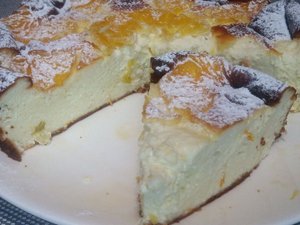 ТВОРОЖНАЯ ЗАПЕКАНКА С АПЕЛЬСИНОМ