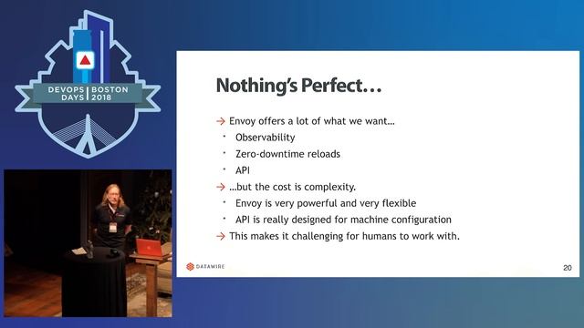 DevOpsDays Boston 2018 - The rise of Layer 7, microservices, and the proxy war... by Flynn смотреть онлайн