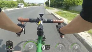 Cycling on fixed gear bike. (Быстрая покатушка на фиксе)