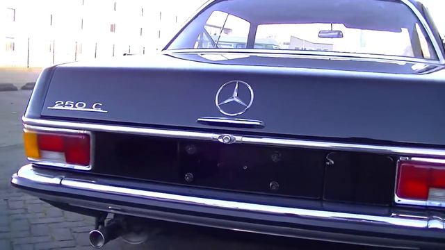 Mercedes Benz 250 c /8 Coupe 1970 black restored very good condition -VIDEO- www.ERclassics.com смотреть онлайн
