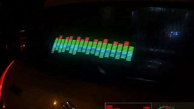 V223 Sound activated rear screen eqalizer by Mxsmotosport смотреть онлайн