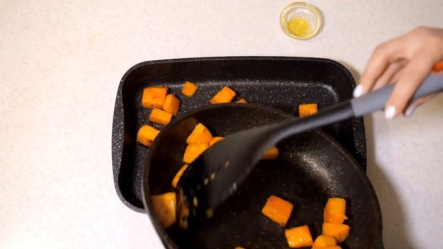 Невероятно вкусный, легкий и полезный салат с тыквой. смотреть онлайн