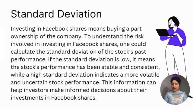 Standard Deviation & Facebook Stock investment Example