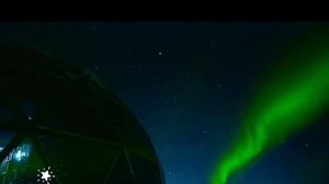 Today 10.18.23 at 22.30 northern lights video from Aurora Village✨!