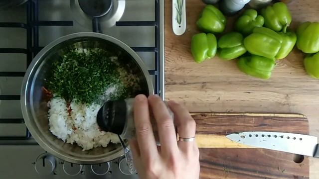 Перец долма, фаршированные перцы \ далма, дулма, дурма, толма, сарма
