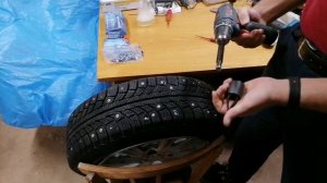 Быстрая и простая дошиповка шин