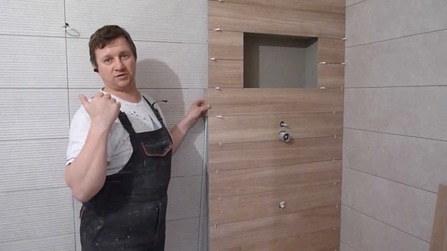 Укладка плитки на короб ГКЛ и в нише