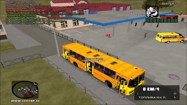 crmp RP. Водитель автобуса. маршрут 4 .неудачный смотреть онлайн