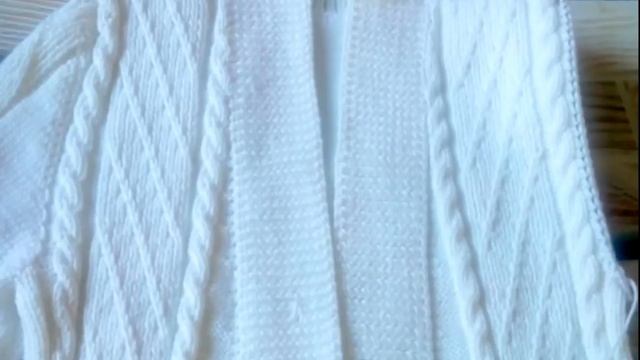 Классическая Кофта СПИЦАМИ// Кофточка на Пуговицах, для Девочки// Школьный Джемпер//Мастер класс//