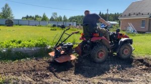 Культивирование фрезой МТЗ 152Н