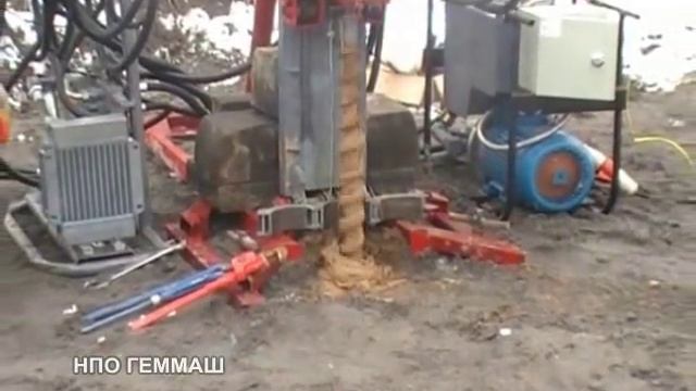 Бурение шнеками МГБУ-400 Термит смотреть онлайн