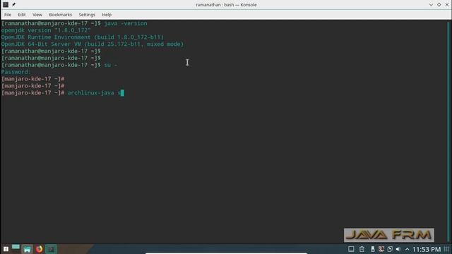 Oracle JDK 1.8 Installation on Manjaro Linux 17.1 смотреть онлайн