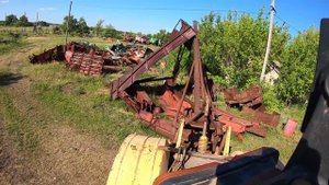 Трактор Кировец. Работа с удочкой. Культиватор Компактор наработка 600 га.