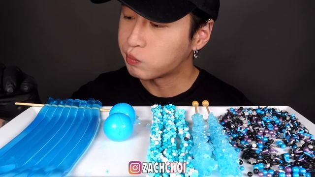 ASMR GALAXY CANDY & PLANET GUMMY & NERD ROPE & JELLY NOODLES & GALAXY ROCKS (No Talking) смотреть онлайн