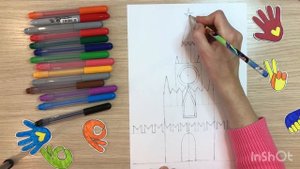 Кремль рисунок. Москва столица рисунок моя родина. Спасская башня рисунок. Моя  Россия рисунок.