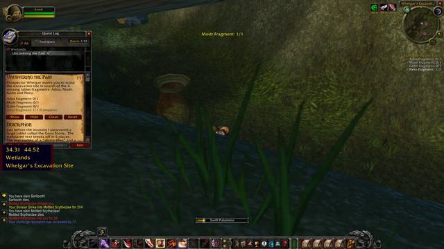 Uncovering the Past WoW Classic ([Ados Fragment] [Golm Fragment] [Modr Fragment] [Neru Fragment] )