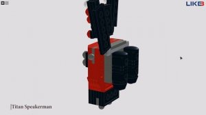 I made Skibidi Toilet Lego : TITAN TV MAN, TITAN CAMERAMAN, TITAN SPEAKERMAN, TV MAN,  and more