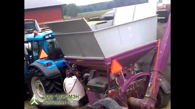 Вальцовая мельница Murska в работе