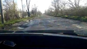 Токмак. Центральная улица, самая чистая и ровная дорога