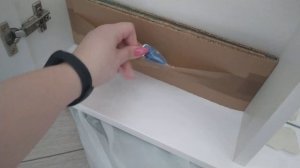 Распаковка — Шкаф с зеркалом для ванной СанитаМебель Камелия