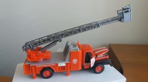 Машинки Велли Технопарк Пожарная машина Урал Обзор новинок Коллекционные модели машин