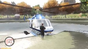 GTA 4 - Вертолет в воде - Интересный факт!