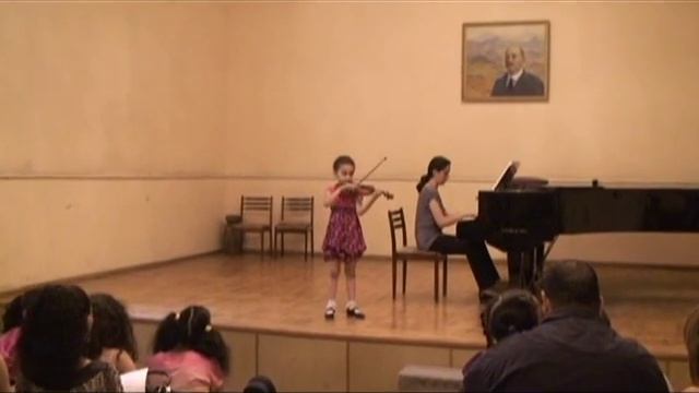 "Mazurka - N. Baklanova". Performer - 6 years old Zakaryan Victoria Armani. 02 June, 2012 смотреть онлайн