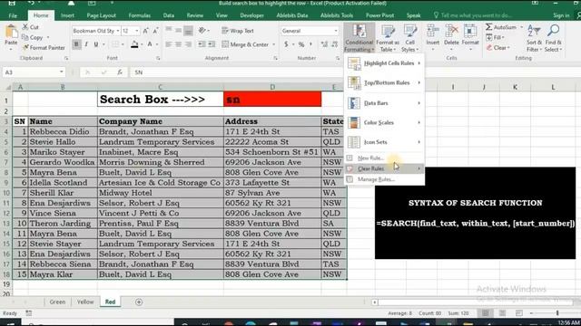 How to build your own search box in Excel смотреть онлайн