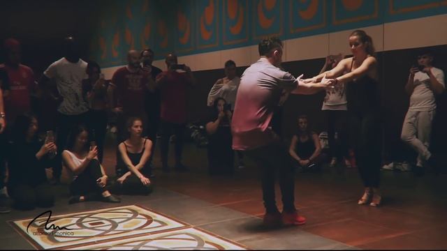 Alfonso y Mónica | Bachata | Romeo Santos ft. Ozuna - Sobredosis | World Bachata Festival Madrid смотреть онлайн
