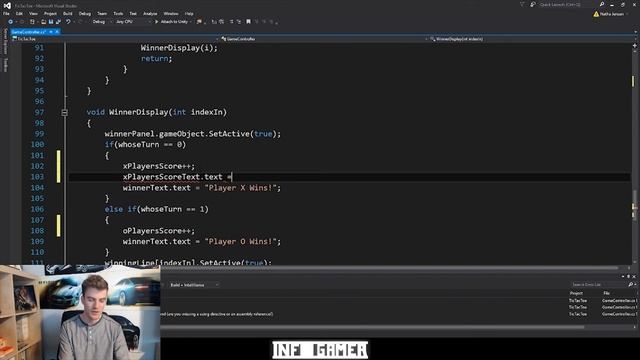 Unity Tutorial for Beginners: Tic Tac Toe - Scores (Lesson 7) смотреть онлайн