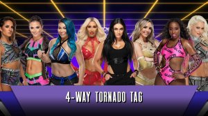 WWE 2K22  8-WOMAN/ 4-WAY TORNADO TAG