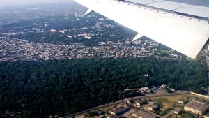 посадка самалёта в Ташкенте ( аэропорт Восточный)