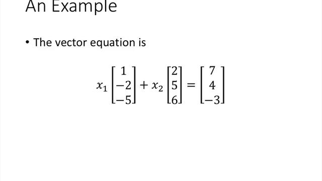 Linear Algebra - Lecture 7 - Linear Combinations and Vector Equations смотреть онлайн