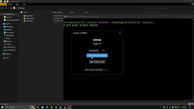 Git Push Command | Git Bash Tutorial| Push Code PC to GitHub | Hindi / Urdu