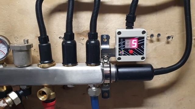 № 66. Котел электрический автономный. Индикация на блоке управления мощностью