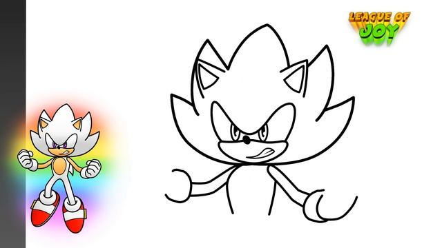 How to DRAW HYPER SONIC - Sonic the Hedgehog смотреть онлайн