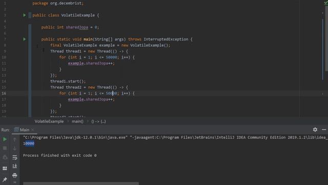 Зачем Java ATOMIC, когда есть VOLATILE??? смотреть онлайн