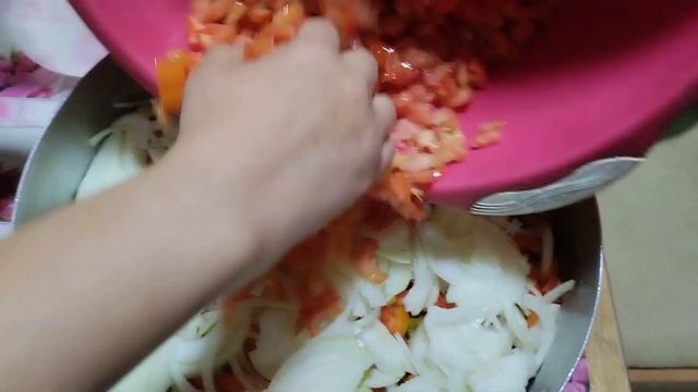 салат Донской с зелёных помидор на зиму