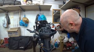 Консервация двухтактного лодочного  мотора YAMAHA 15 FMHS