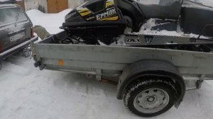 Стелс Ермак 600L, длинна прицепа