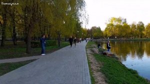 Парк Ангарские пруды. Вечерний променад. Москва