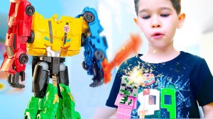 Transformers Combiner force fight Ultra Bee vs Pigman
