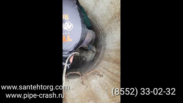 Разрушаем канализацию. Бестраншейная замена трубопроводов.