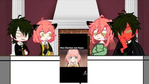 Past + Future Damian & Anya react to Damianya (sorry characters not like original)