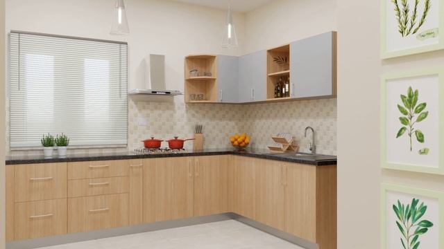 ?L-Shaped Kitchen Design Ideas смотреть онлайн