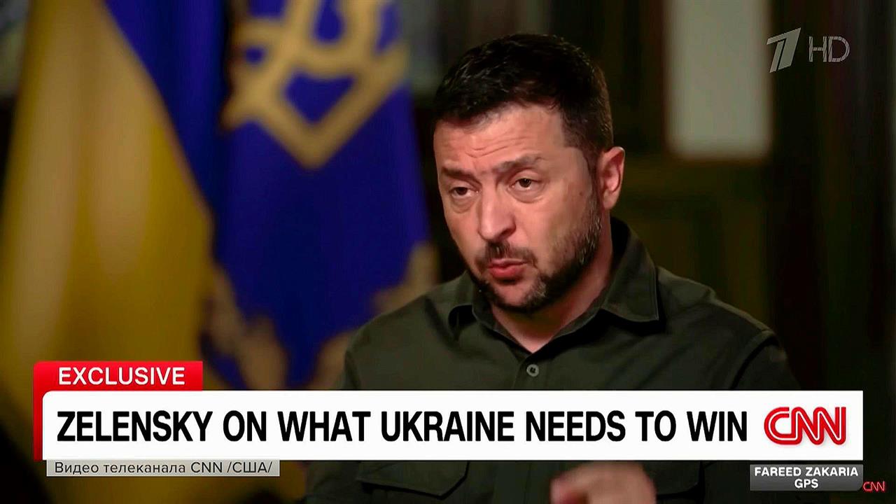 Не ждите "хэппи-энда": Владимир Зеленский дал интервью телеканалу CNN