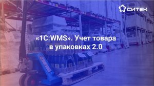 1C:WMS. Учет товара в упаковках 2.0