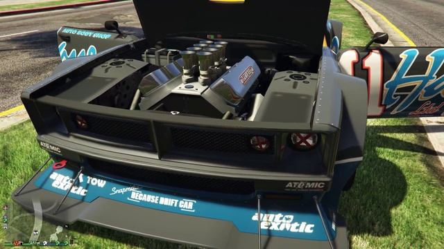 GTA V Online (HD 1080p) Тюнинг Declasse Drift Tampa и тест в каскадёрской гонке #116 смотреть онлайн