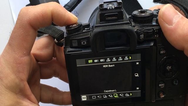 Инженерное меню камеры Olympus.Проверяю счетчик затвора. смотреть онлайн