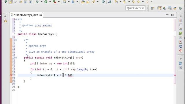 Pima Community College C131 - One Dimensional Arrays смотреть онлайн